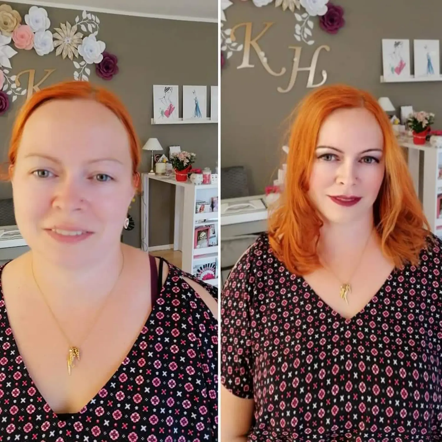 Make-up vorher und nachher von Beautyconcept